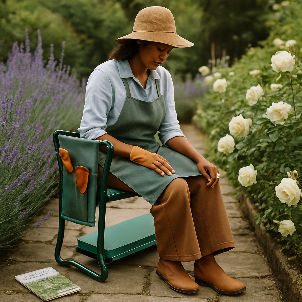 Foldable Garden Kneeler Seat – Comfortable Work Stand