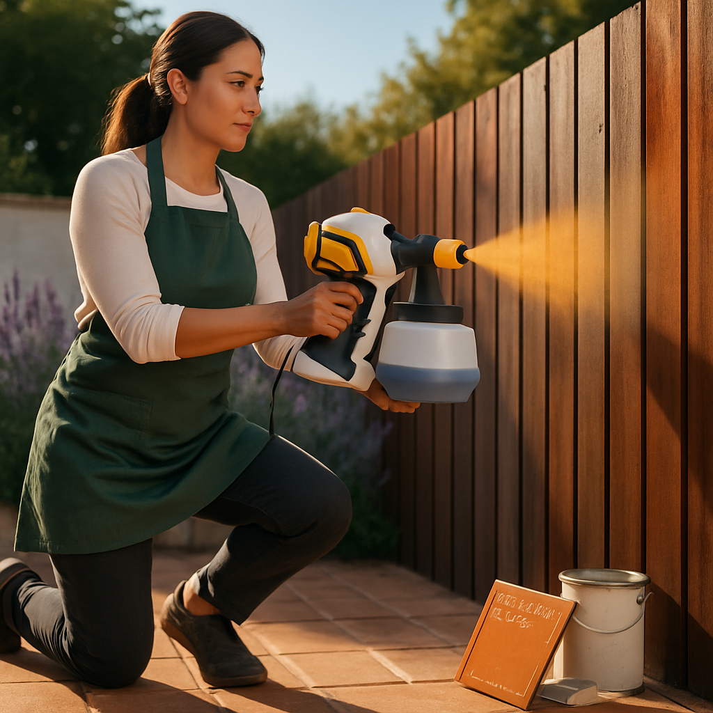 Paint Sprayer with Adjustable Flow and Spray Patterns