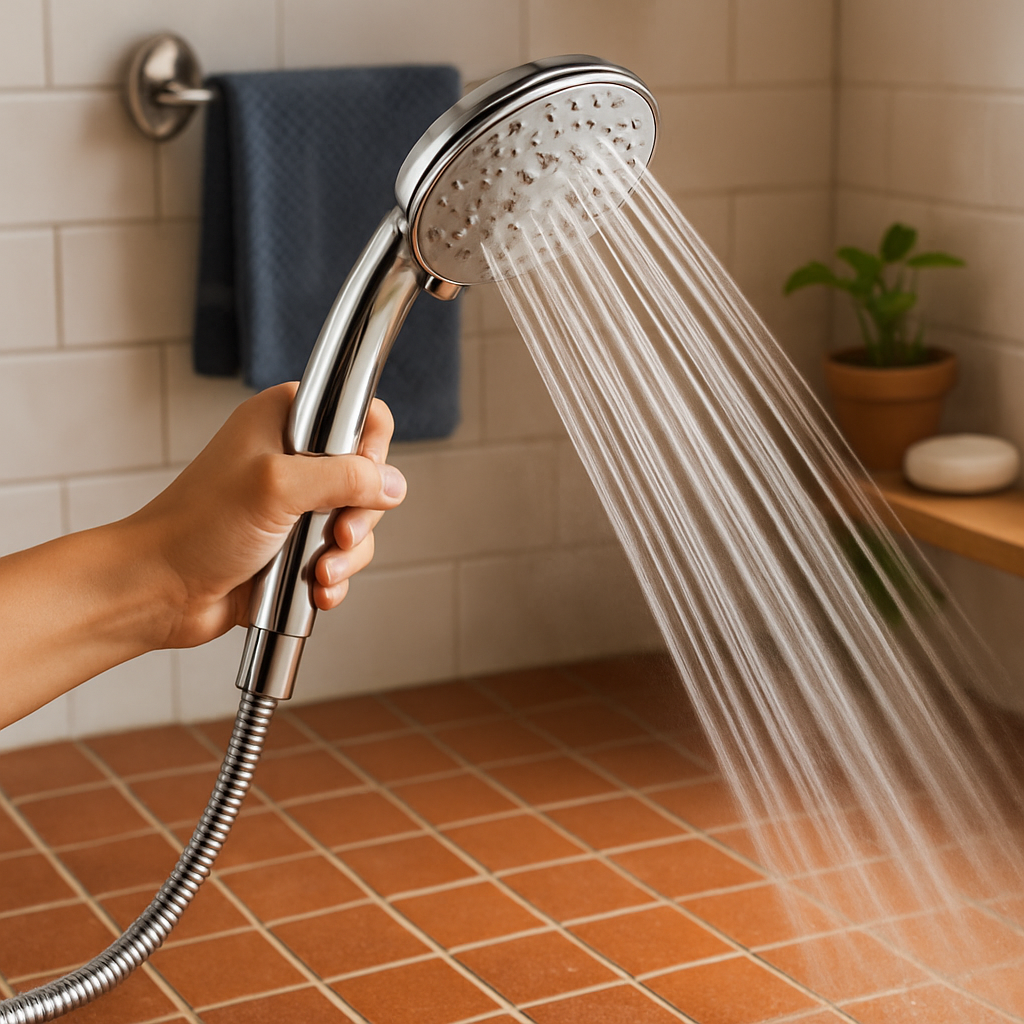 Handheld Shower Head with 5 Adjustable Spray Modes
