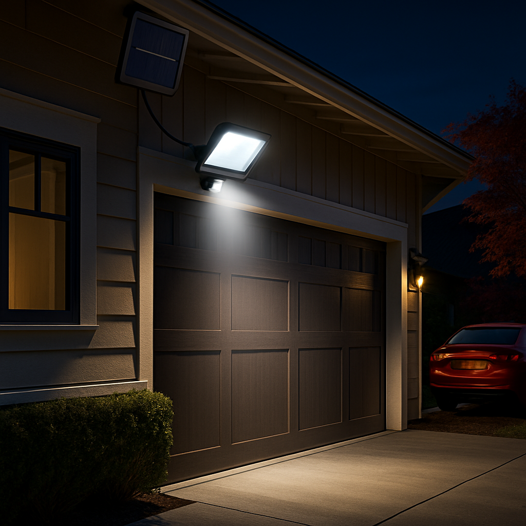 Solar Powered Motion Sensor Wall Light for Outdoor Use