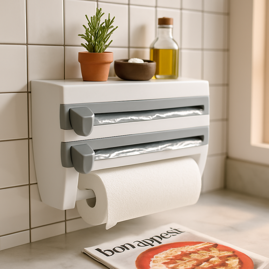 Kitchen Roll Dispenser for Clean, Easy Paper Storage