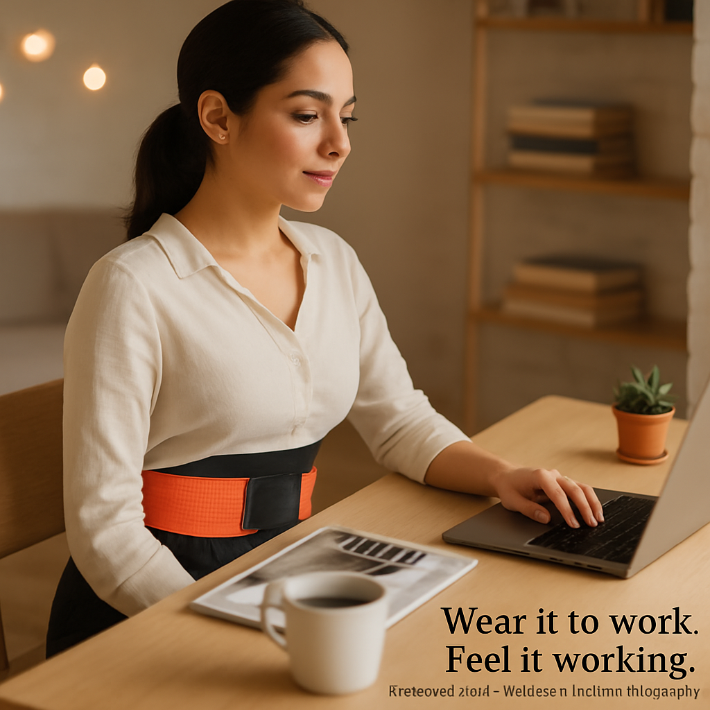 U-Shaped Slimming Waist Belt for Targeted Core Support