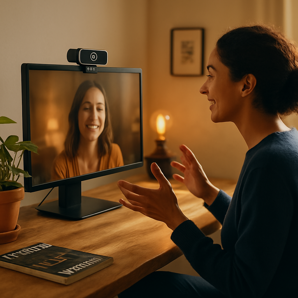 HD Webcam with Autofocus and Built-in Microphone
