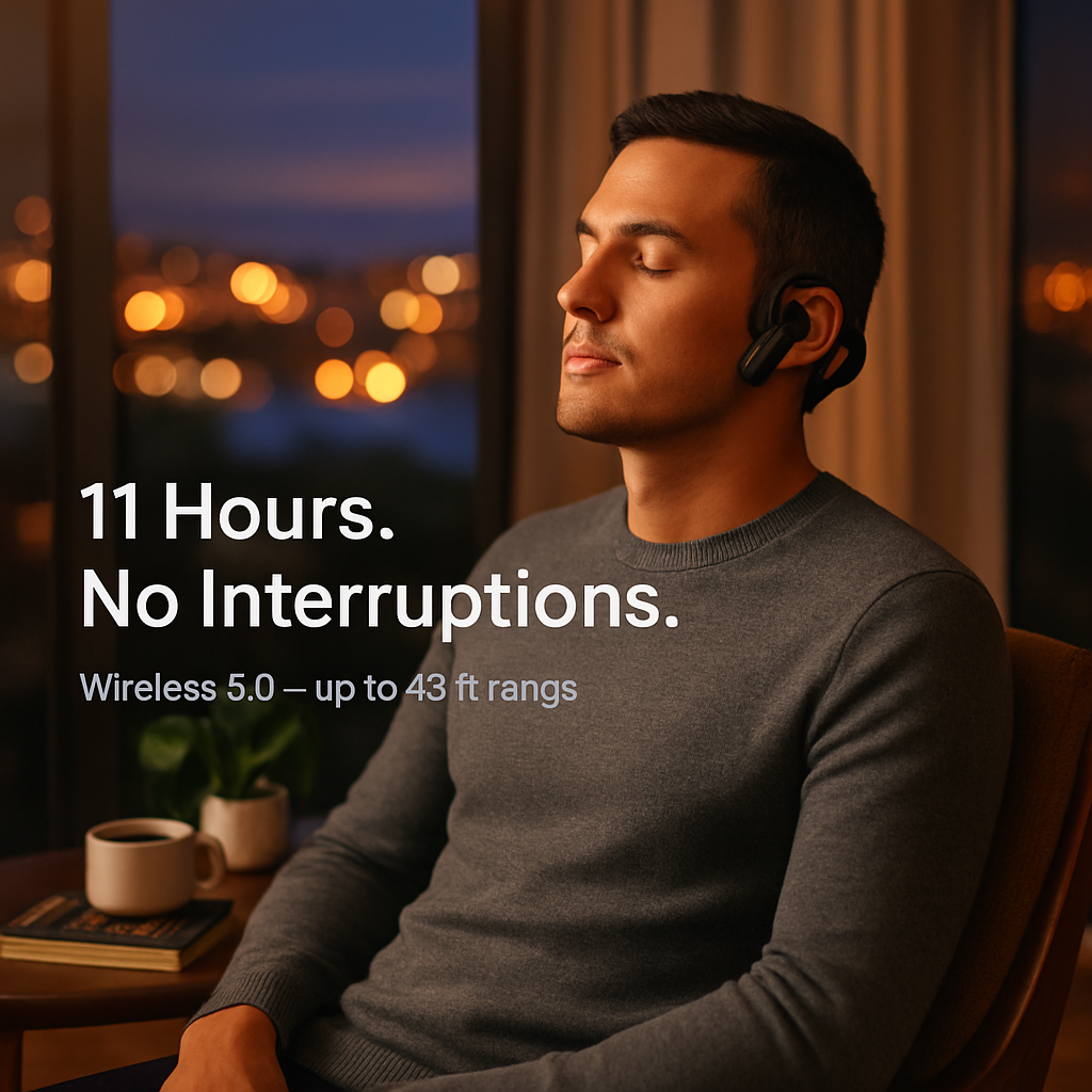 True Wireless Earbuds for All-Day Comfort and Rich Sound