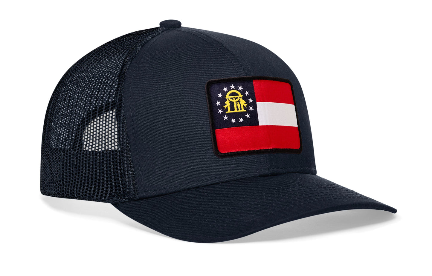 Georgia State Flag Trucker Hat | GA Snapback
