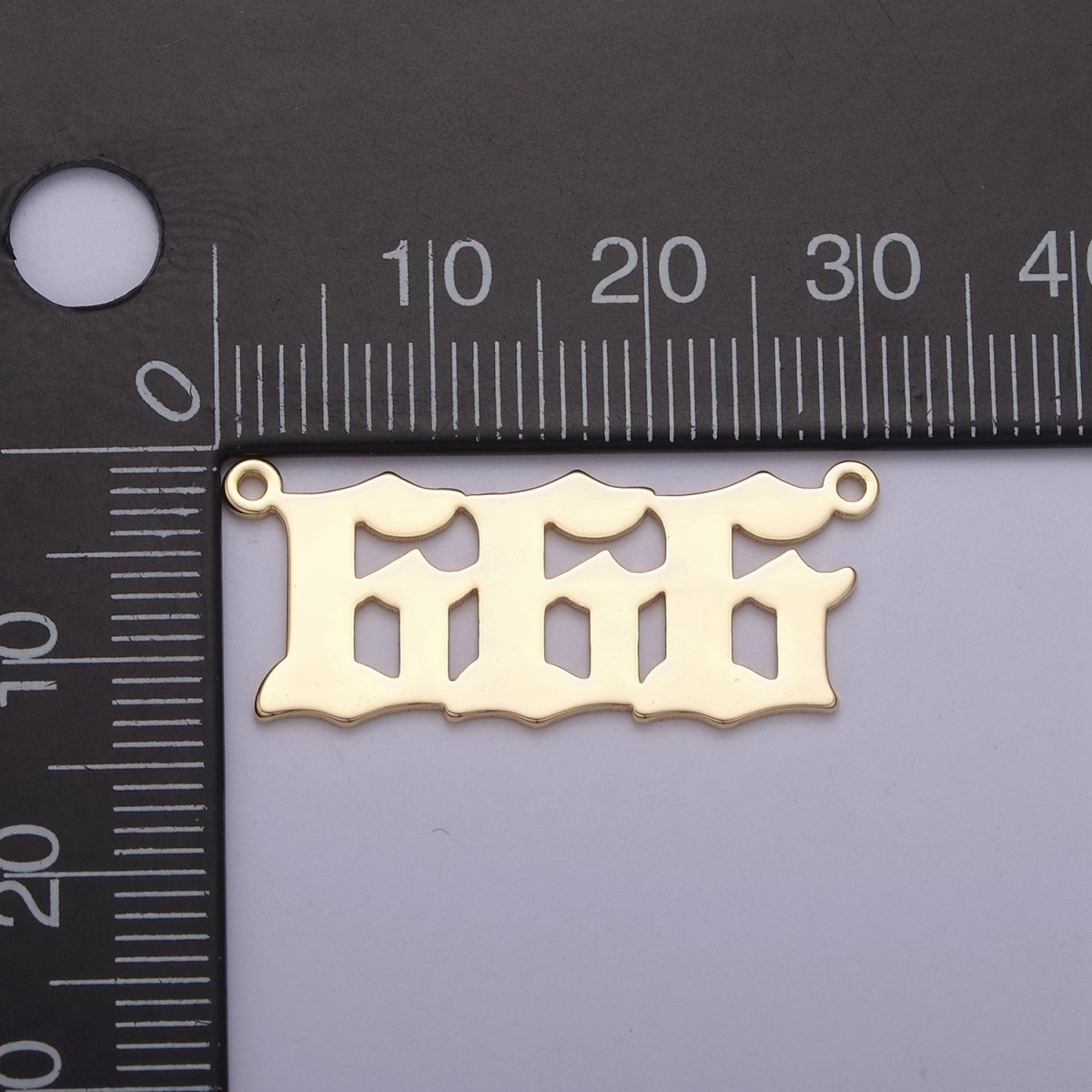 Gold Filled Angel Number Charm Connector Lucky Number for Necklace Bracelet Component G-622~G-626