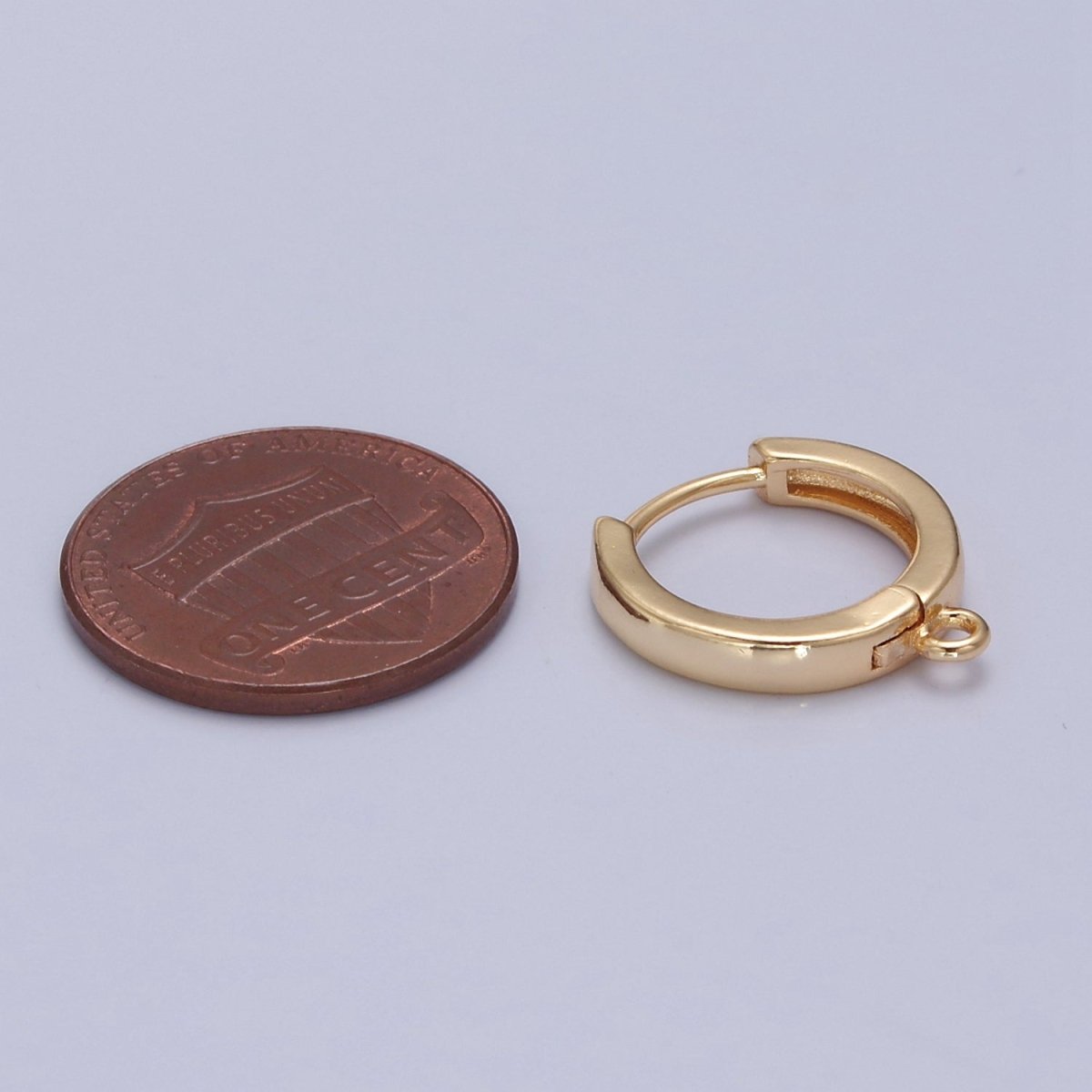 Gold Filled Earring Hoops Lever Back one touch w/ open link Lever Hoop earring Nickel free Lead Free for Earring Charm Making Findings L-675