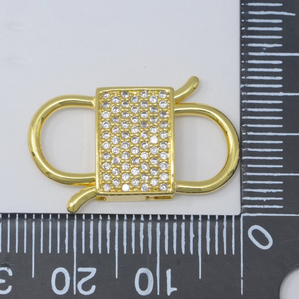Gold Filled Lock Clasp Connector For DIY Jewelry Making Necklace Bracelet Anklet L-300