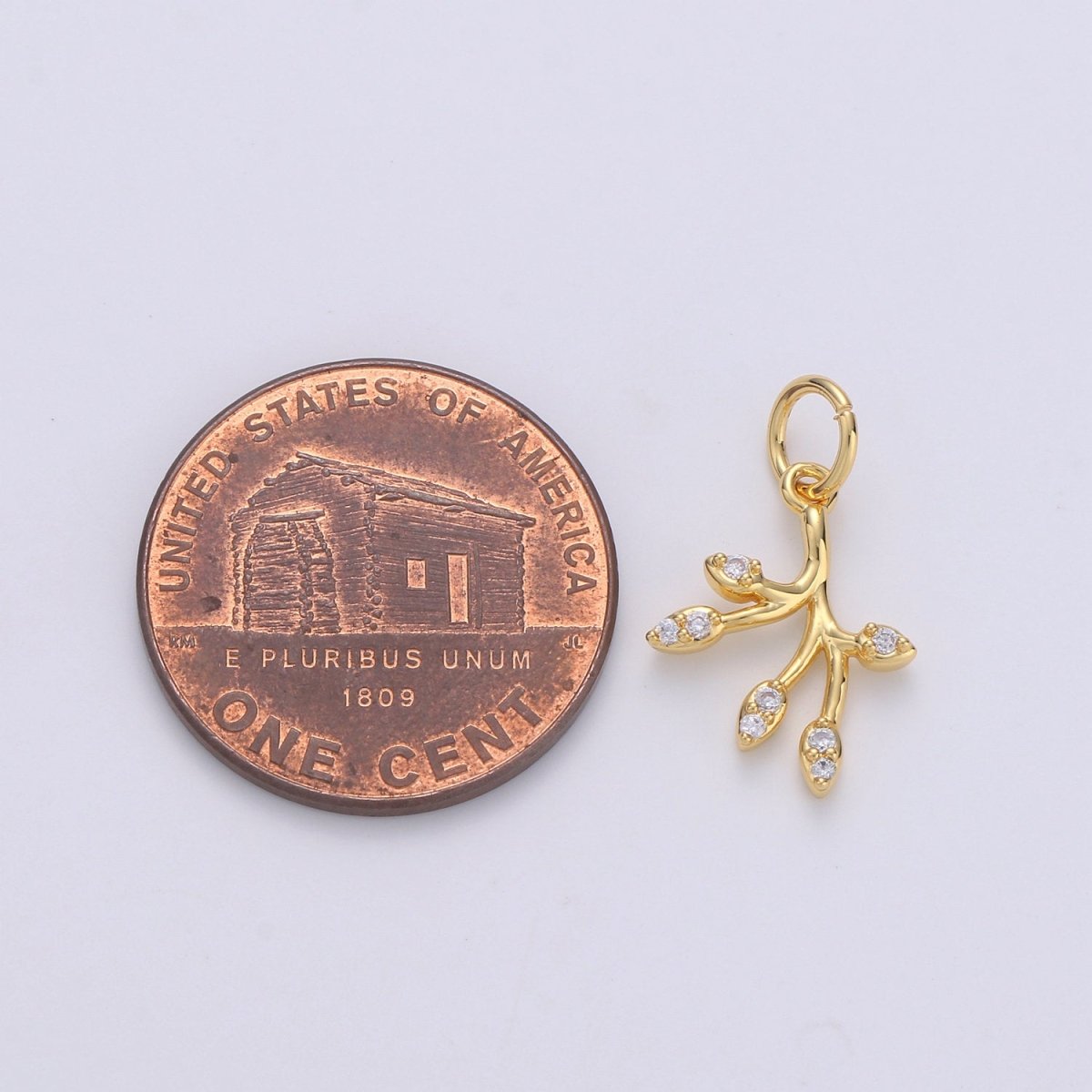 Gold Olive Leaf Charms Pendant,Tree Branch Leaf Charm Fit DIY Earring Necklace Jewelry Accessory DIY Craft Micro Pave Dainty Charm D-549 D-550