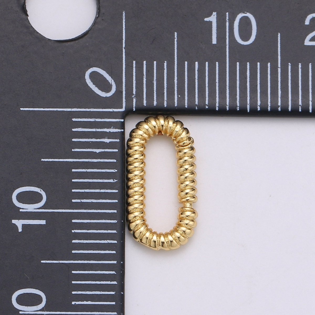 Golden Oval Gold Filled Clasp K-724