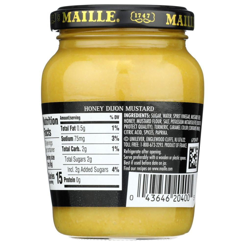 MAILLE: Honey Dijon Mustard, 8.11 oz