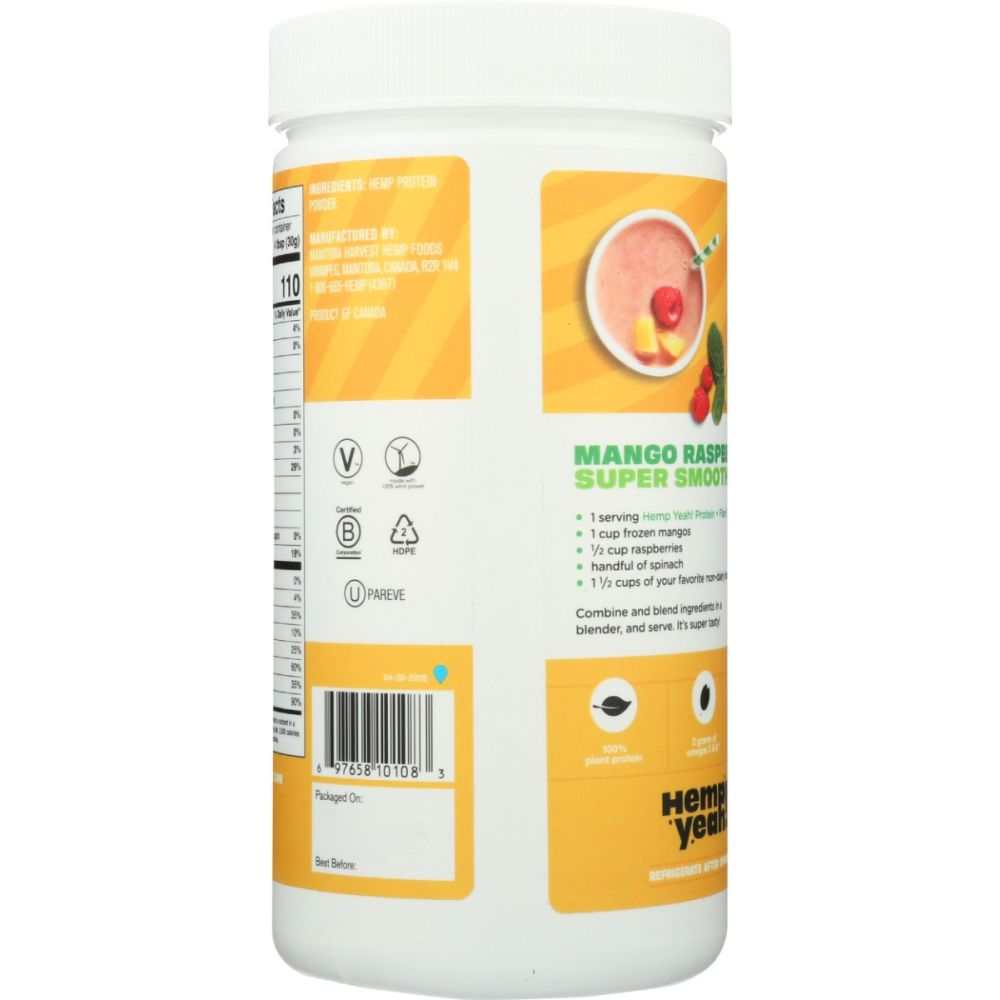 MANITOBA HARVEST Hemp Yeah Balanced Protein Fiber Unsweetened | 16 oz