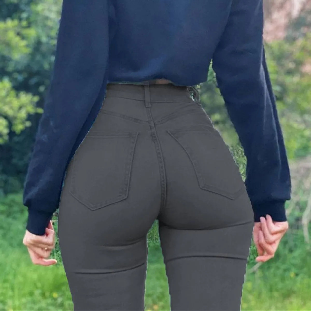 High Waisted Skinny Jeans
