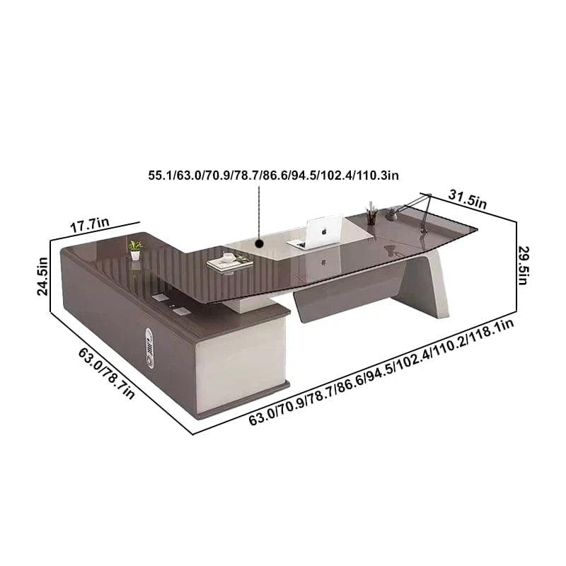 Huxley · Modern Executive L-Shaped Desk