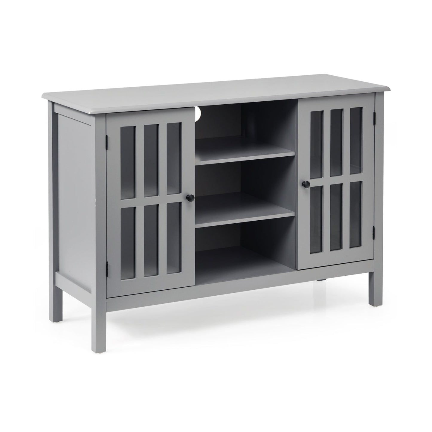 Wooden TV Stand Console Cabinet for 50 Inch TV