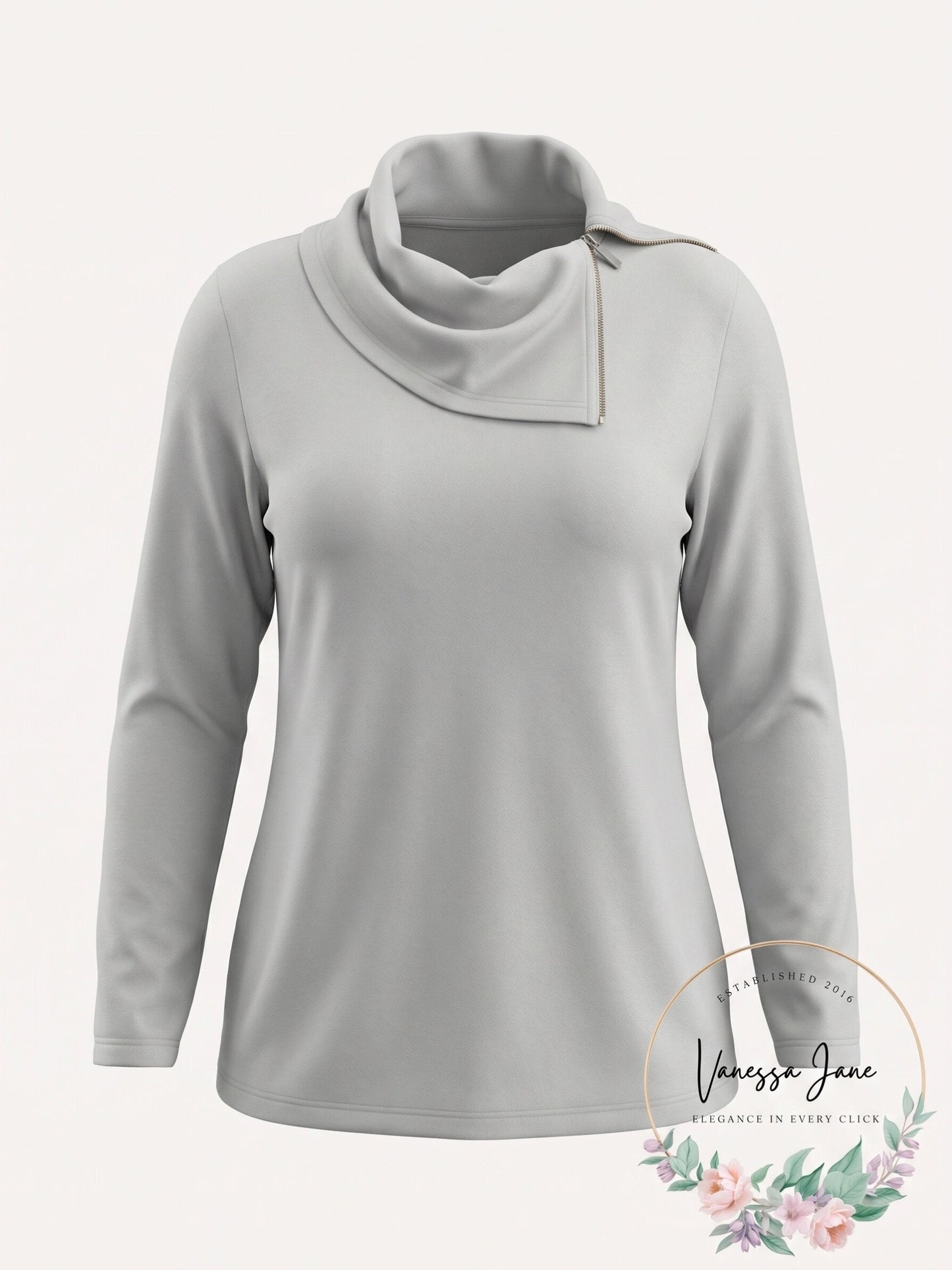 Tommy Hilfiger Plus Size Zip-Neck Thermal, 2X/Ivory