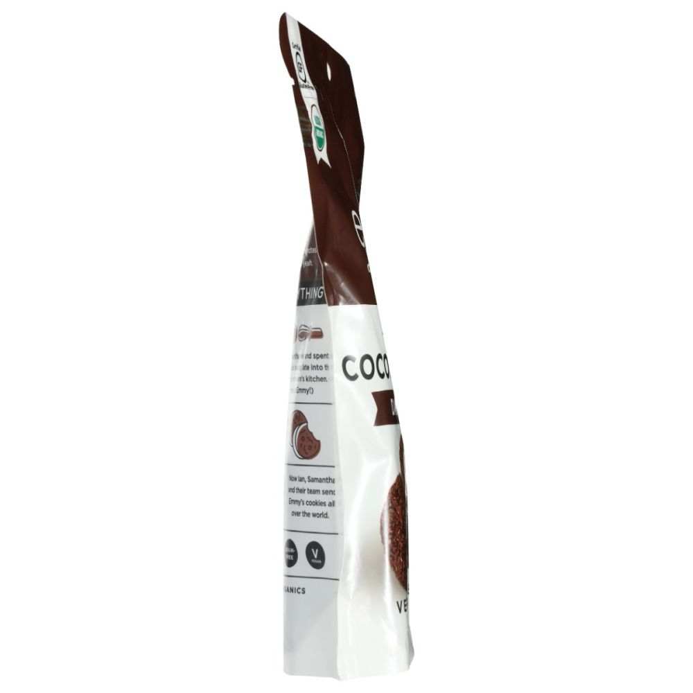 EMMYS ORGANICS: Coconut Cookies Dark Cacao, 6 oz