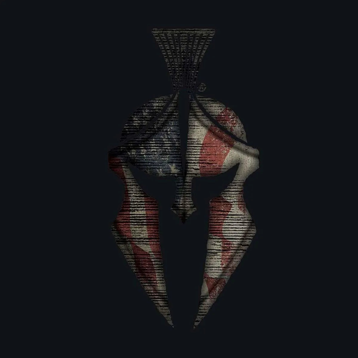 Kryptek Real Flag Helmet - Mens T-Shirt (Closeout)