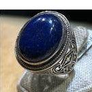 Lapis Lazuli Ring Size 13 "Shiny Boy Blue"