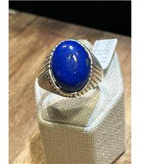 Lapis Lazuli Ring Size 15 "Big Boy Blue"
