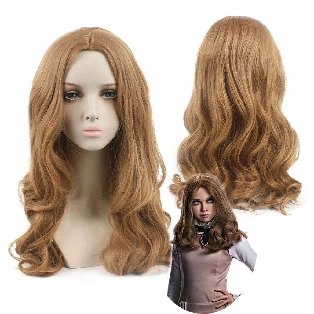 M3GAN 2.0 Cosplay Dress β Brown Uniform Set for Women & Girls