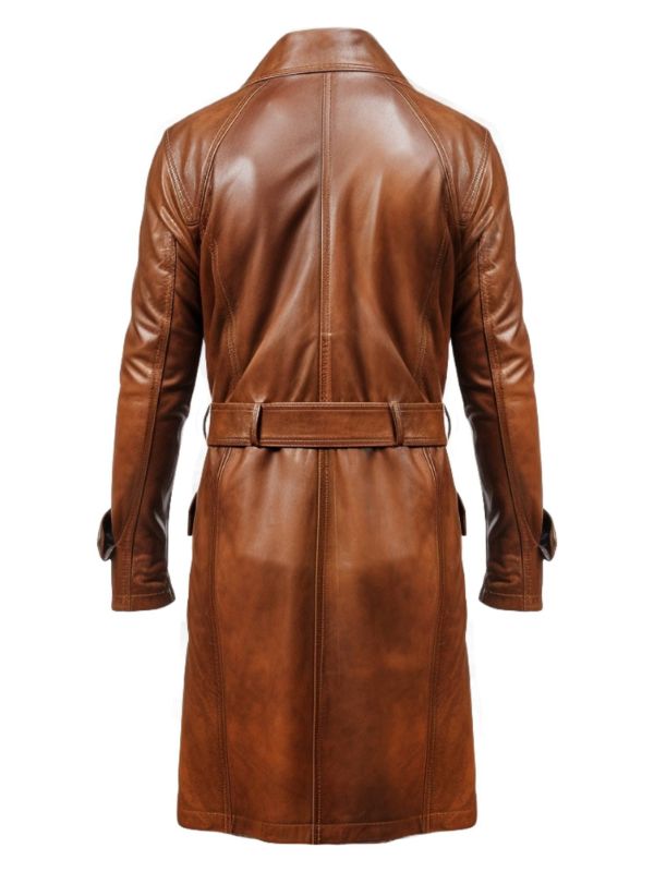 Men Brown Leather Coat – Leather Coat Brown for Men