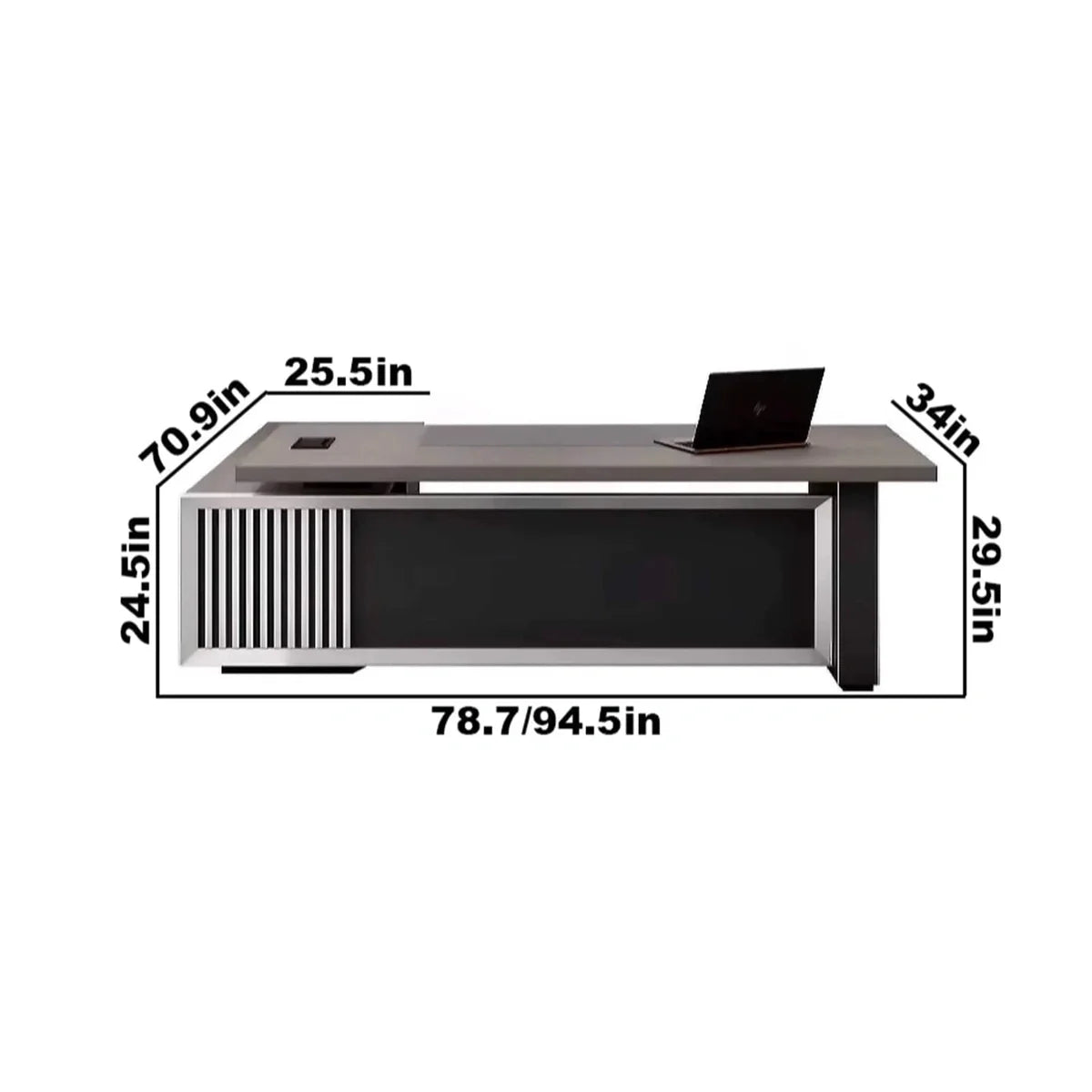 Engel · Modern L-Shaped Executive Desk