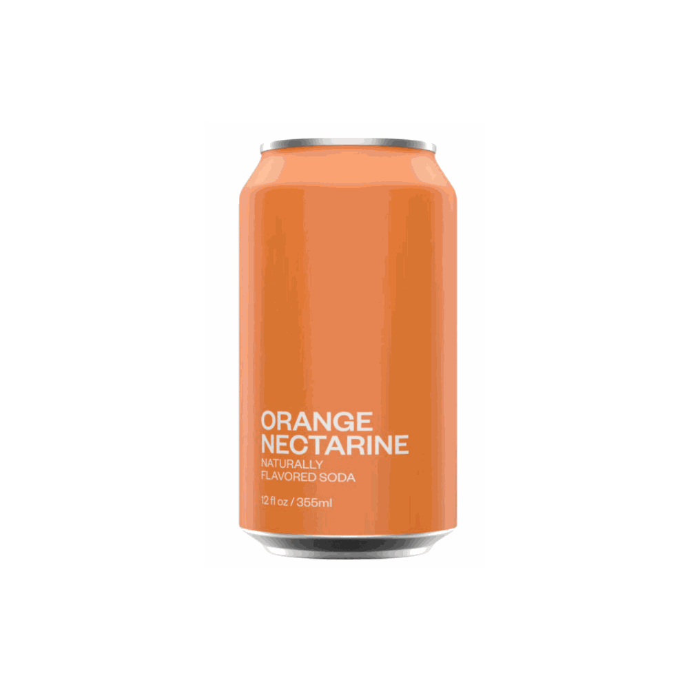 UNITED SODAS OF AMERICA: Orange Nectarine Soda, 12 fo