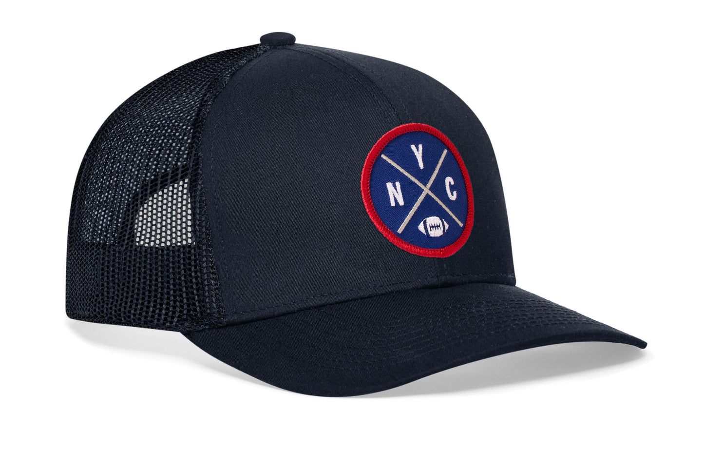 New York Football Trucker Hat | Blue NYC X Snapback