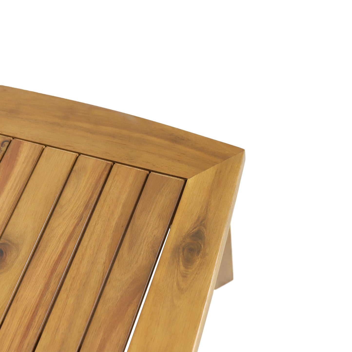 Outdoor Acacia Wood Rectangular Patio Coffee Table