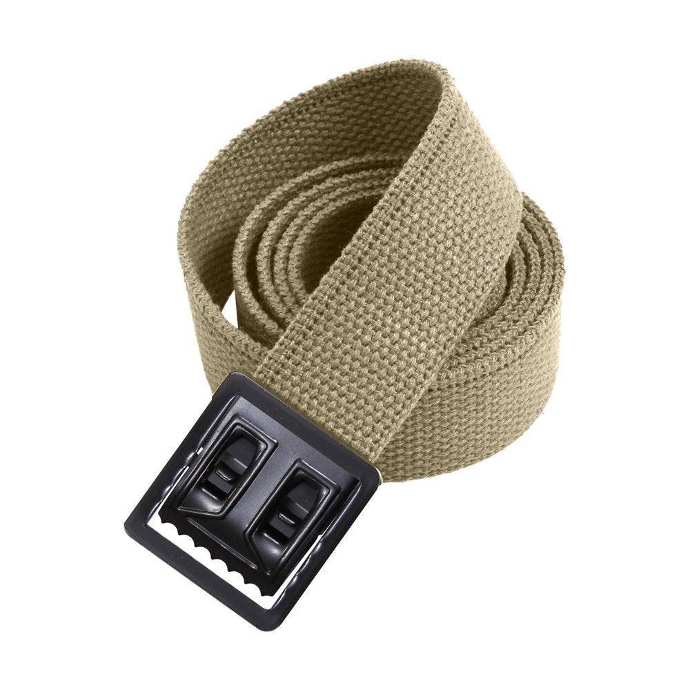 U.S. Army Khaki Belt with STA-BRITE® Black Open Face Buckle and Tip (each)