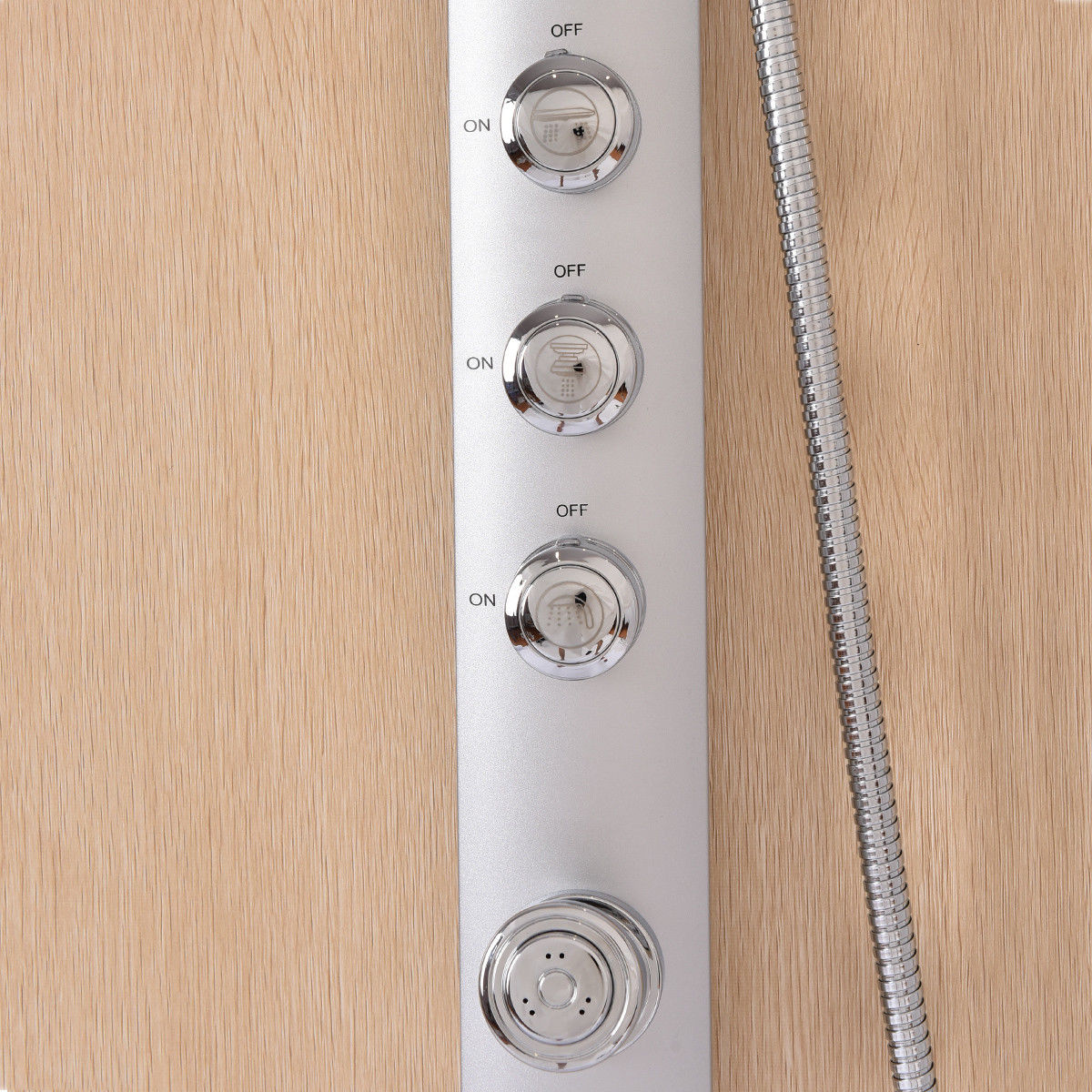 40 Inch Aluminum Alloy Shower Column Massage Jet System with Hand shower