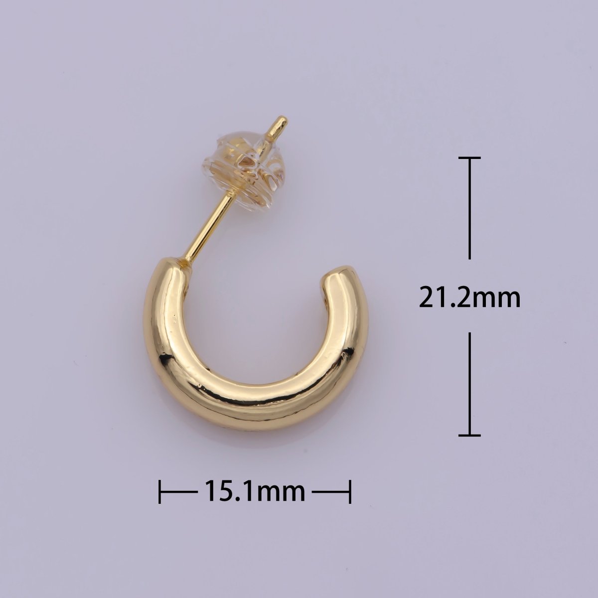 Minimalist Geometric Earrings Classic Tube Hoop Earring Gold Filled Hoop Earring Gift For Her! T-239