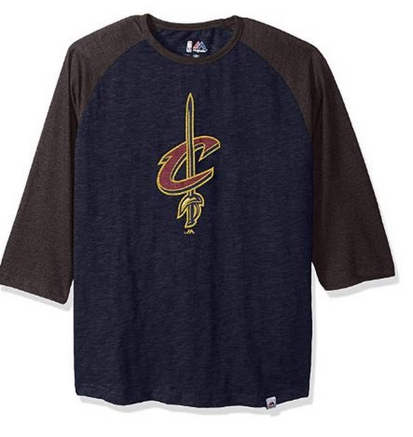 NBA Cleveland Cavaliers Children's NBA Youth 3/4 Sleeve Shirt Navy, Size Large