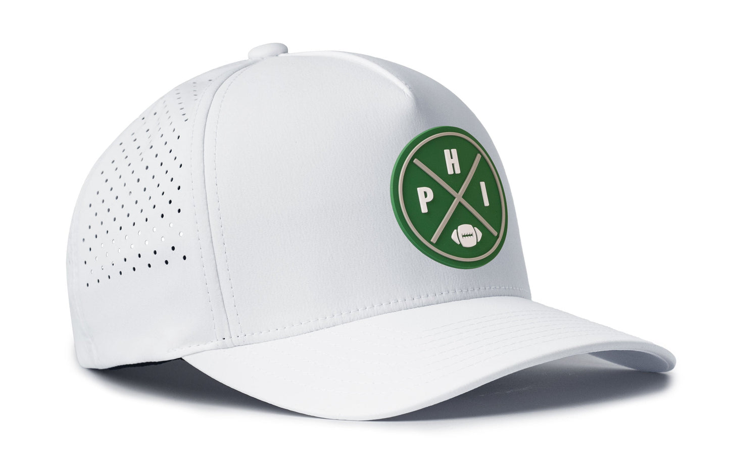 Philadelphia Football Performance 5-Panel Hat | Kelly Green PHI X Flexfit Snapback