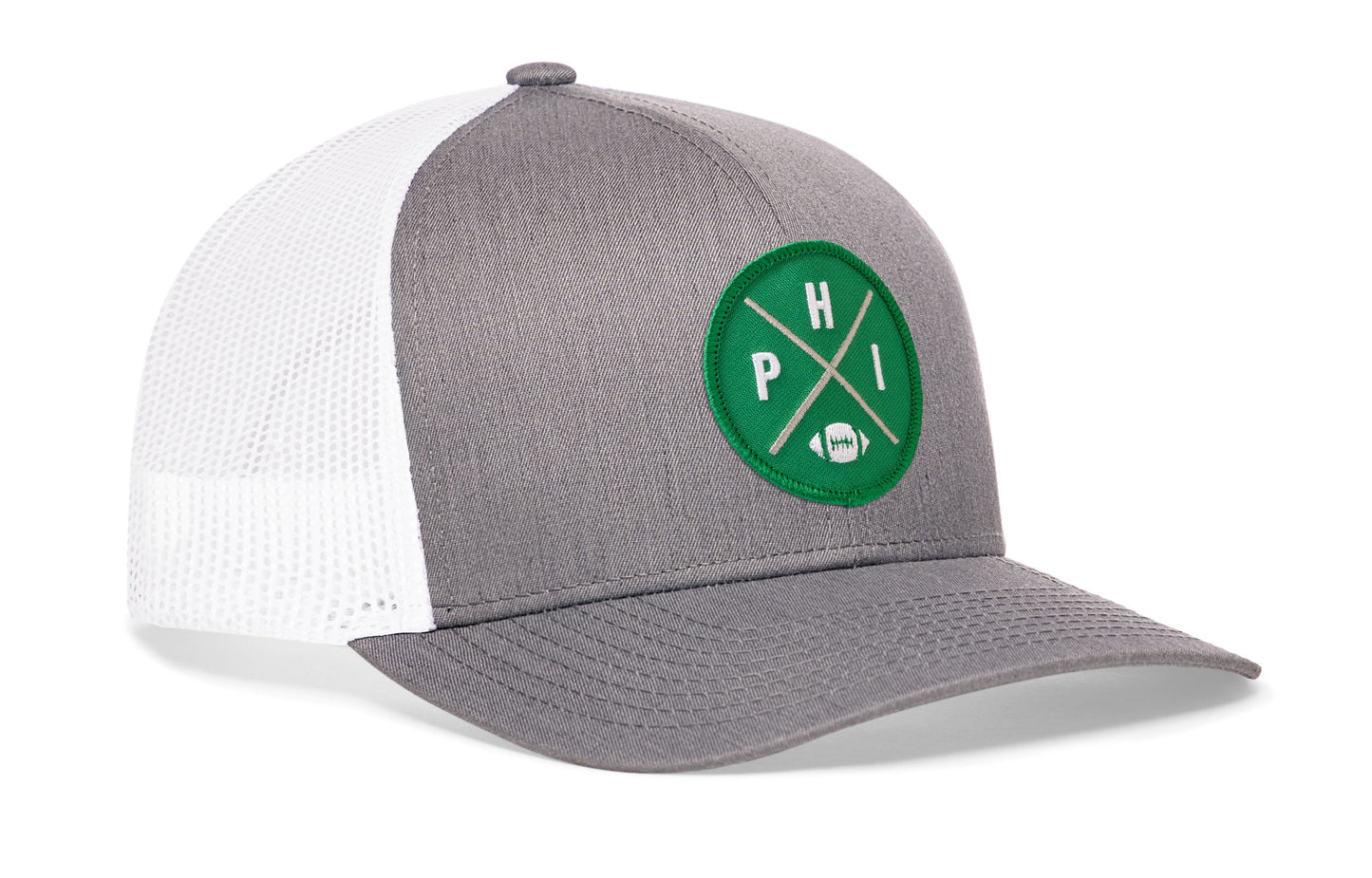 Philadelphia Football Trucker Hat | Kelly Green PHI X Snapback