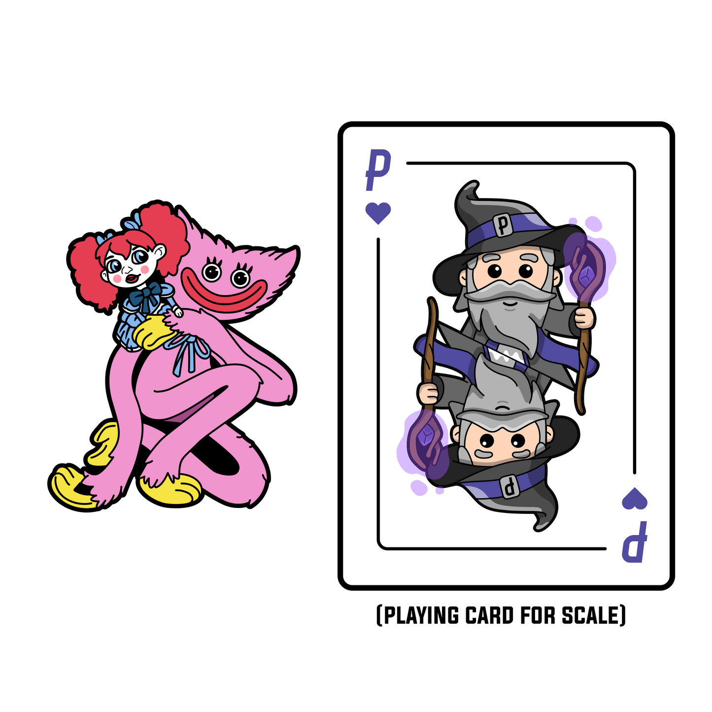 Poppy Playtime - Poppy & Mommy Long Legs LE AR Pin