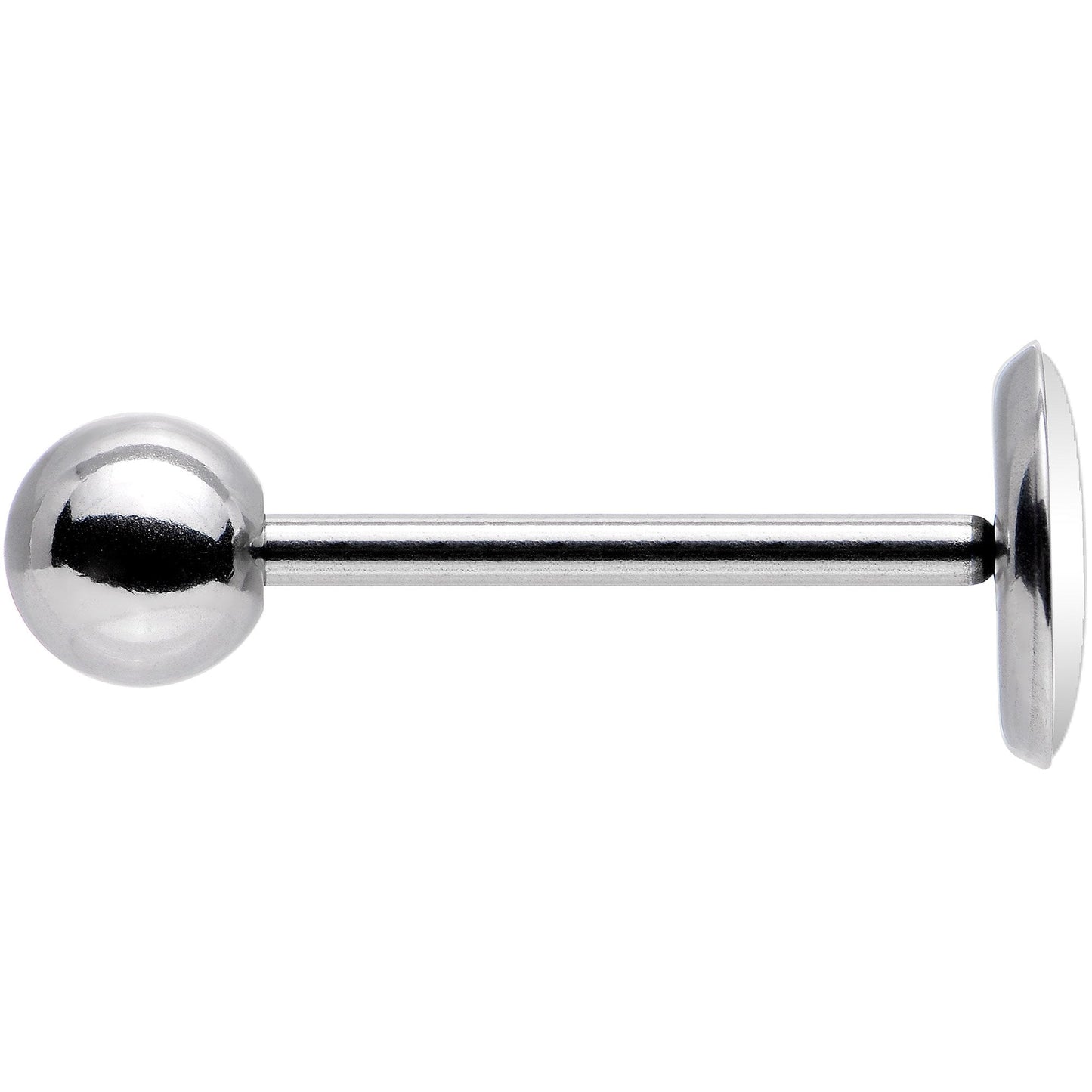 Pink Black Plaid Polar Bear Barbell Tongue Ring