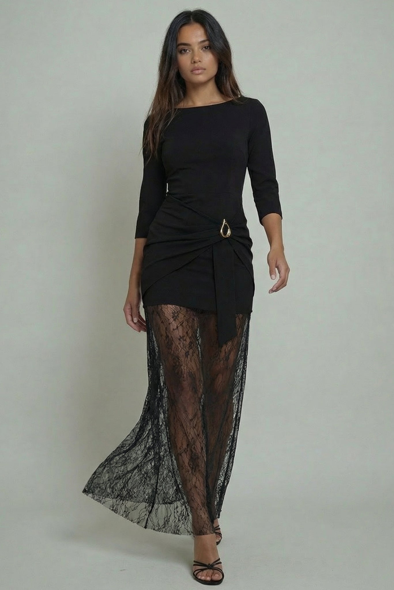 Rosy Maxi Dress