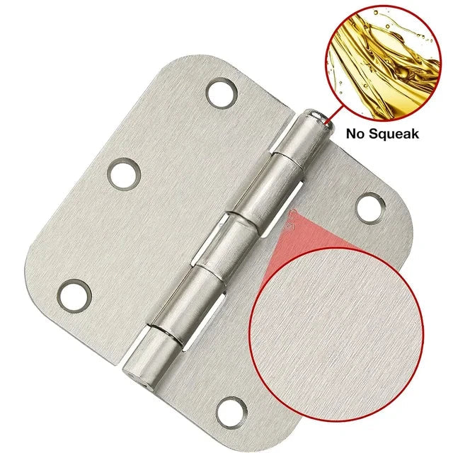Imperial Hardware 3.5 in. X 3.5 in. Plain Bearing Steel Radius Hinge (2 Sets)