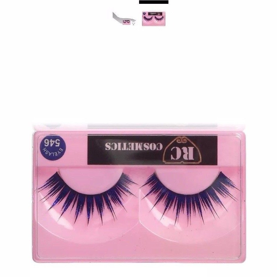 Fancy False Eyelashes From Royal Care Cosmetics Lot Of 3