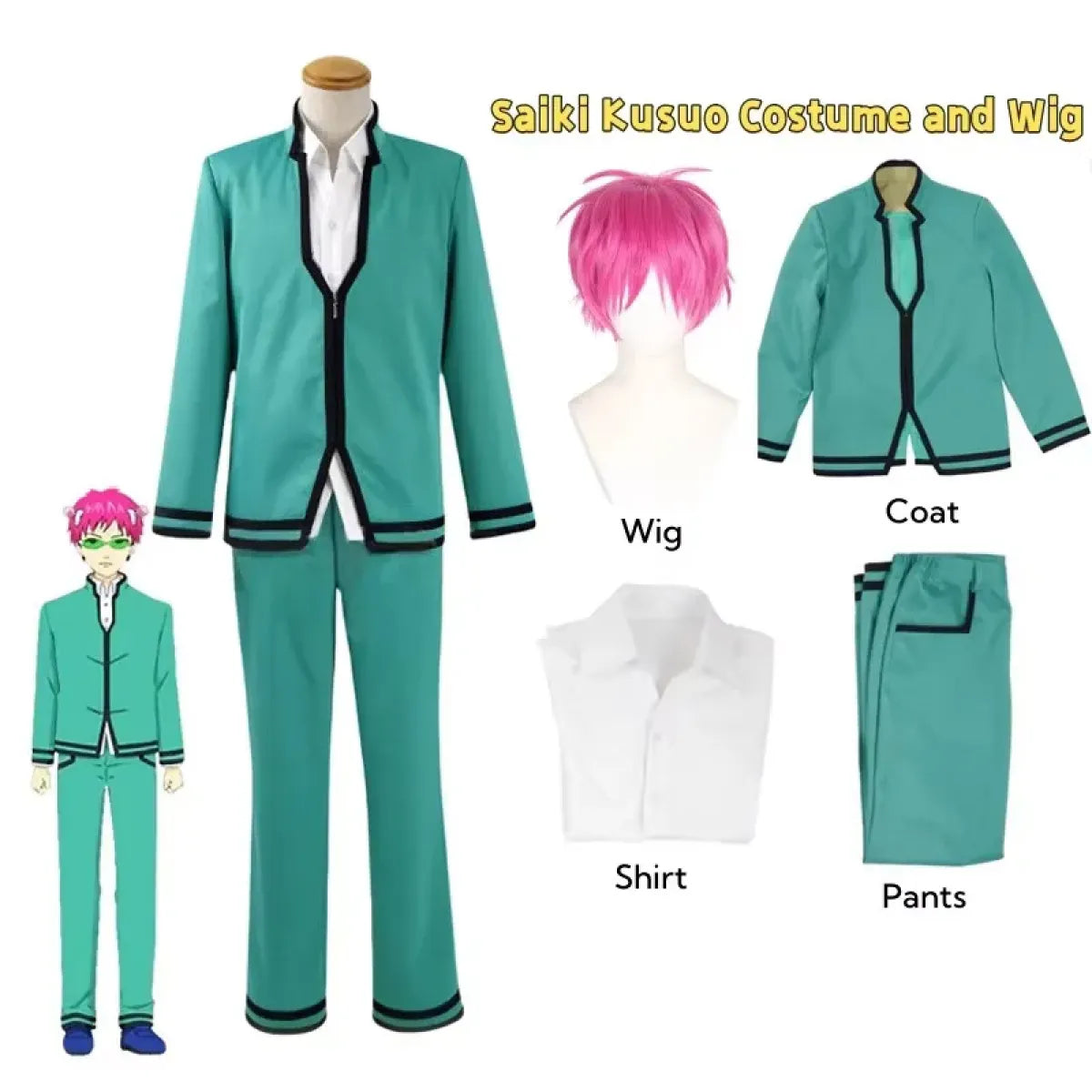Saiki K High School Uniform β Anime Cosplay Set