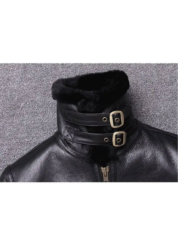 Men’s Sheepskin Winter Fur Coat Jacket