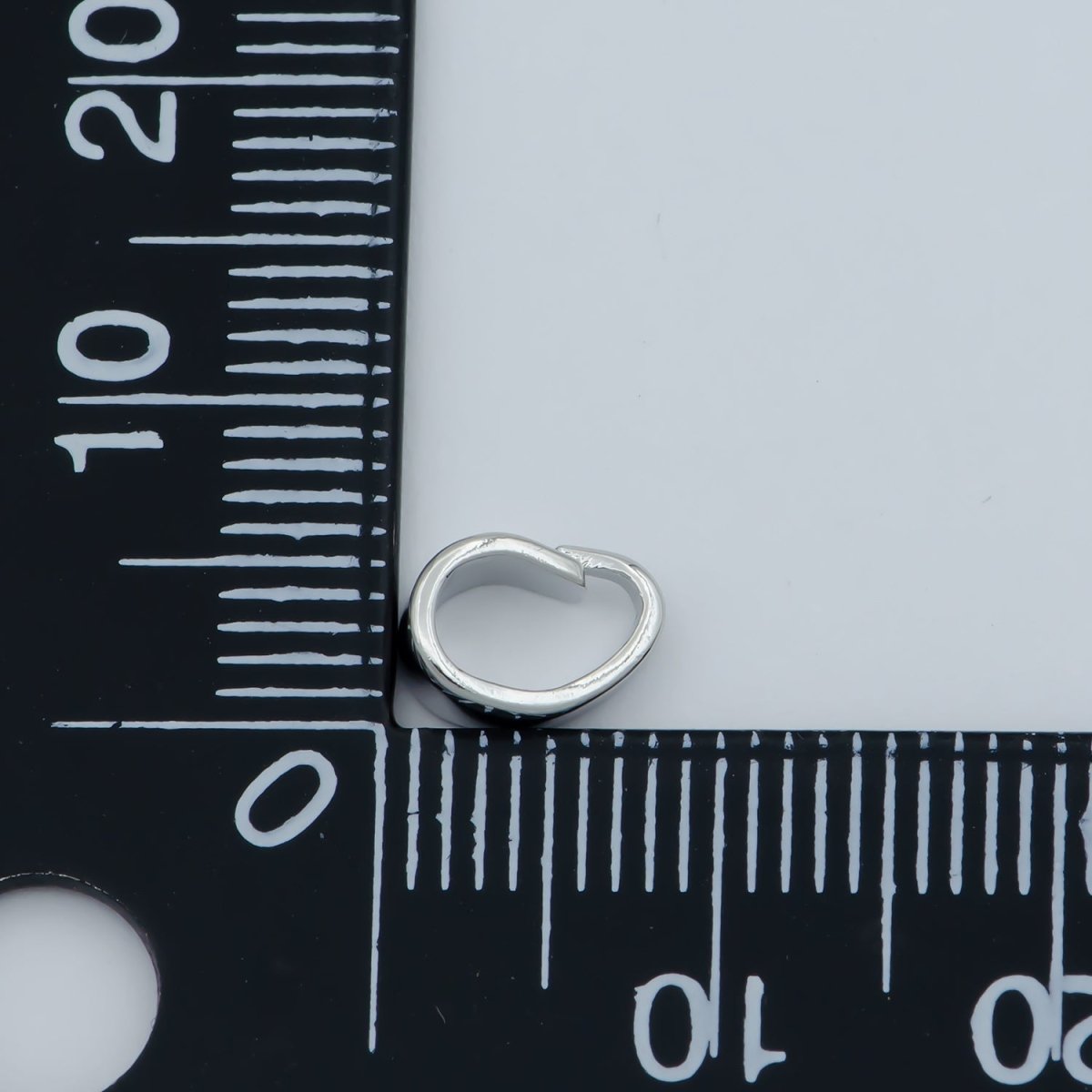 Silver Open Jump Ring White Gold Filled Pendant Hook Ring For DIY Jewelry Making Necklace Supplies Findings Kit L-397