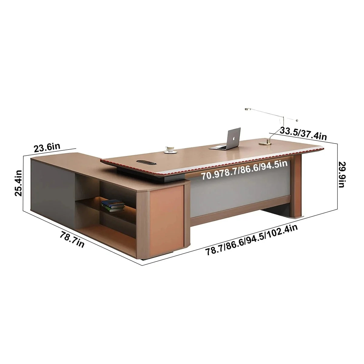 Walsh · Modern L-Shaped Executive Desk