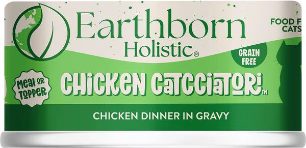 Earthborn Grain Free All Life Stages Chicken Catcciatori Wet Cat Can