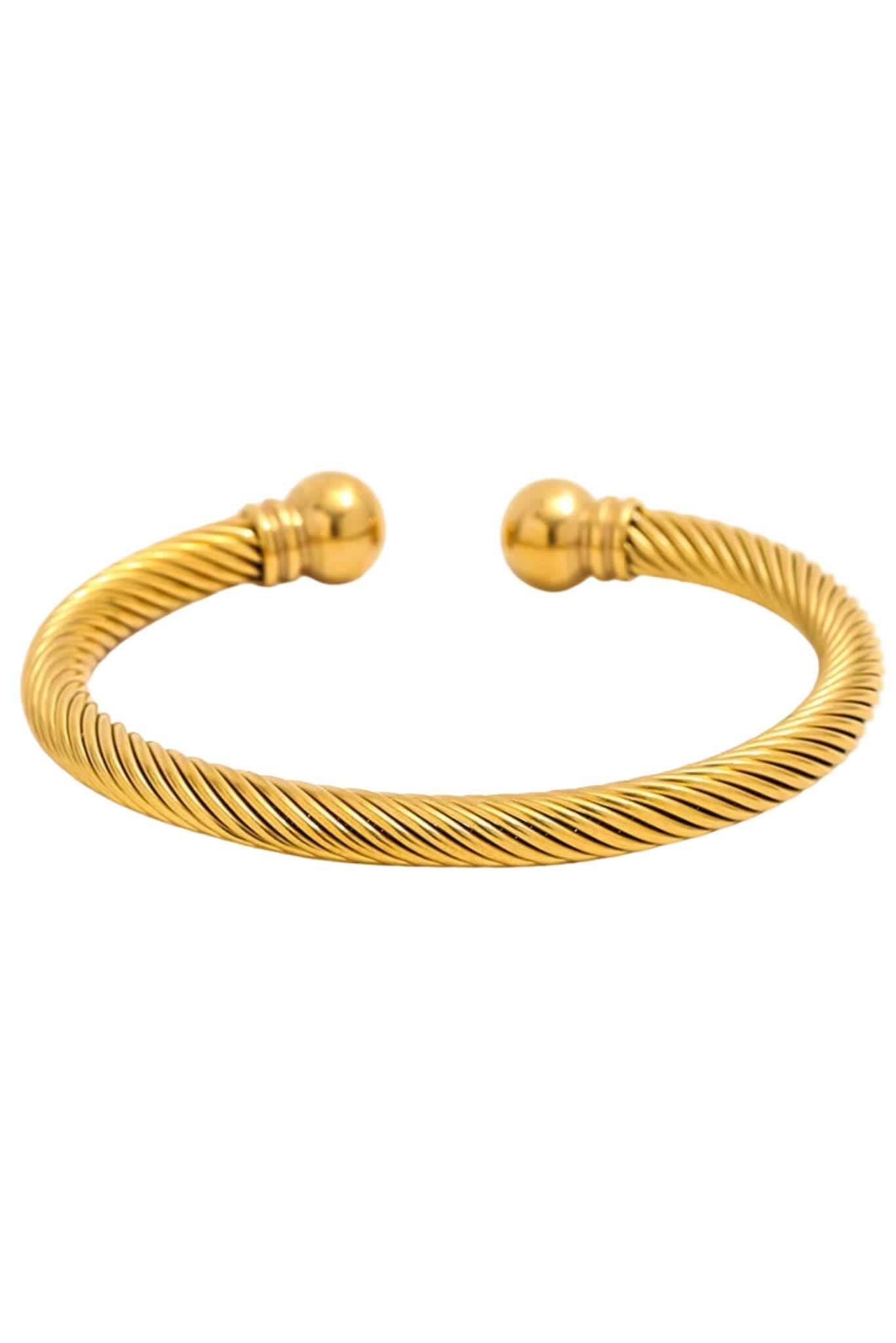 Waterproof Twisted Wire Bracelet