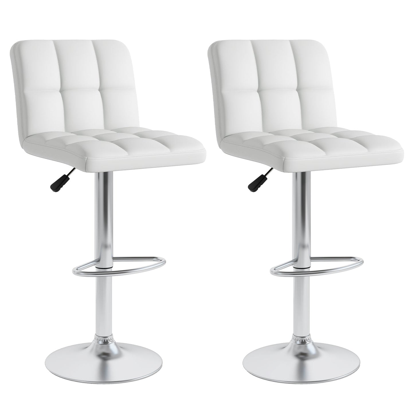 Set of 2 Square Swivel Adjustable
