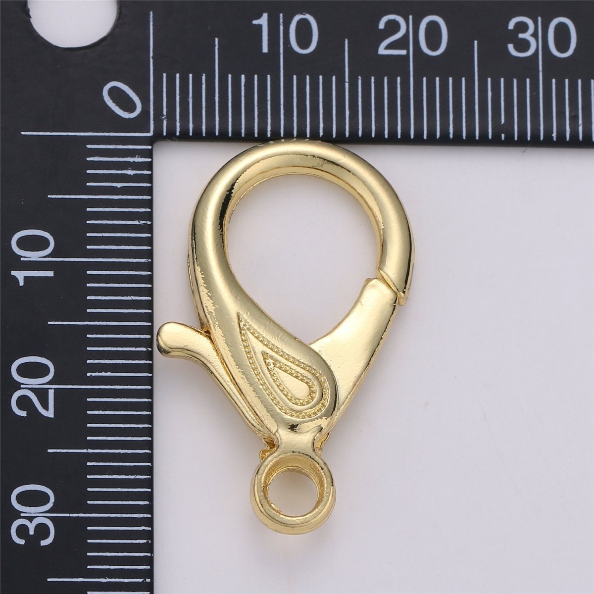 Wholesale Lobster Clasp 14k Gold Filled, Lobster Claw with Jump Ring for Jewelry Necklace Bracelet Anklet Making, Size 31mmx20mm K-345