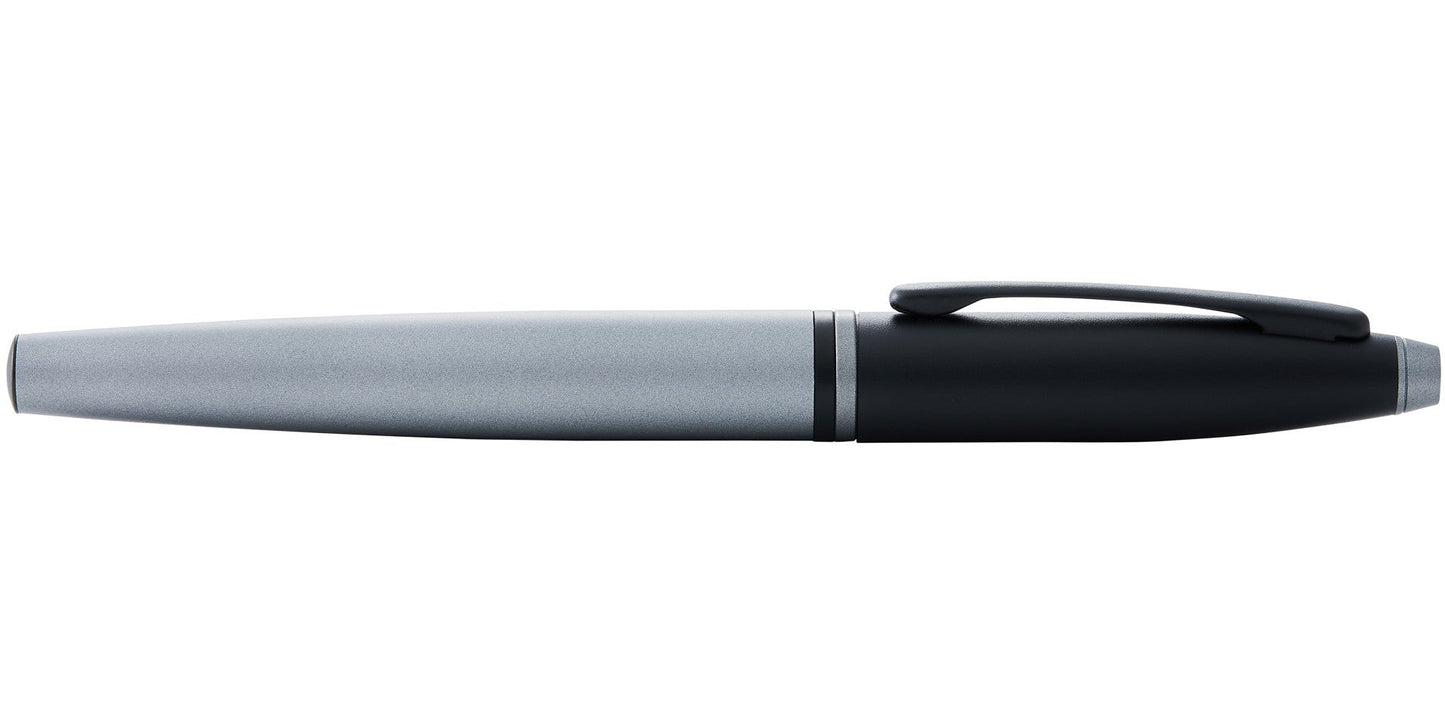Calais™ Matte Gray and Black Lacquer Rollerball Pen